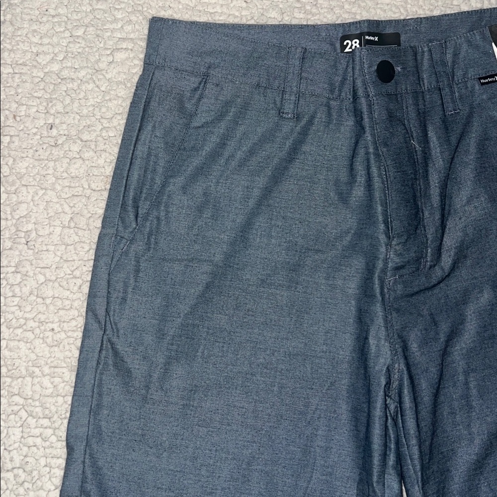Hurley Dark Gray Flat Front Shorts - Picture 6 of 7